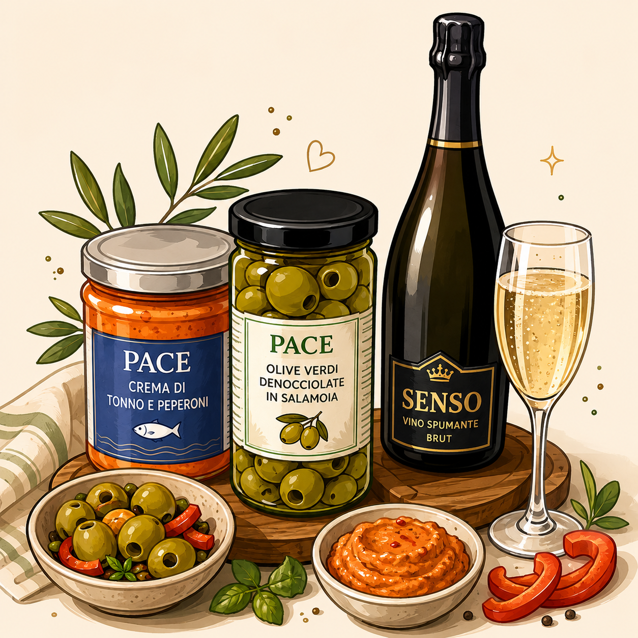 Mediterranes Aperitivo-Trio