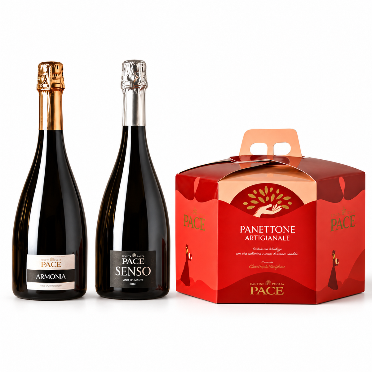 Geschenkbox Bollicine di Natale