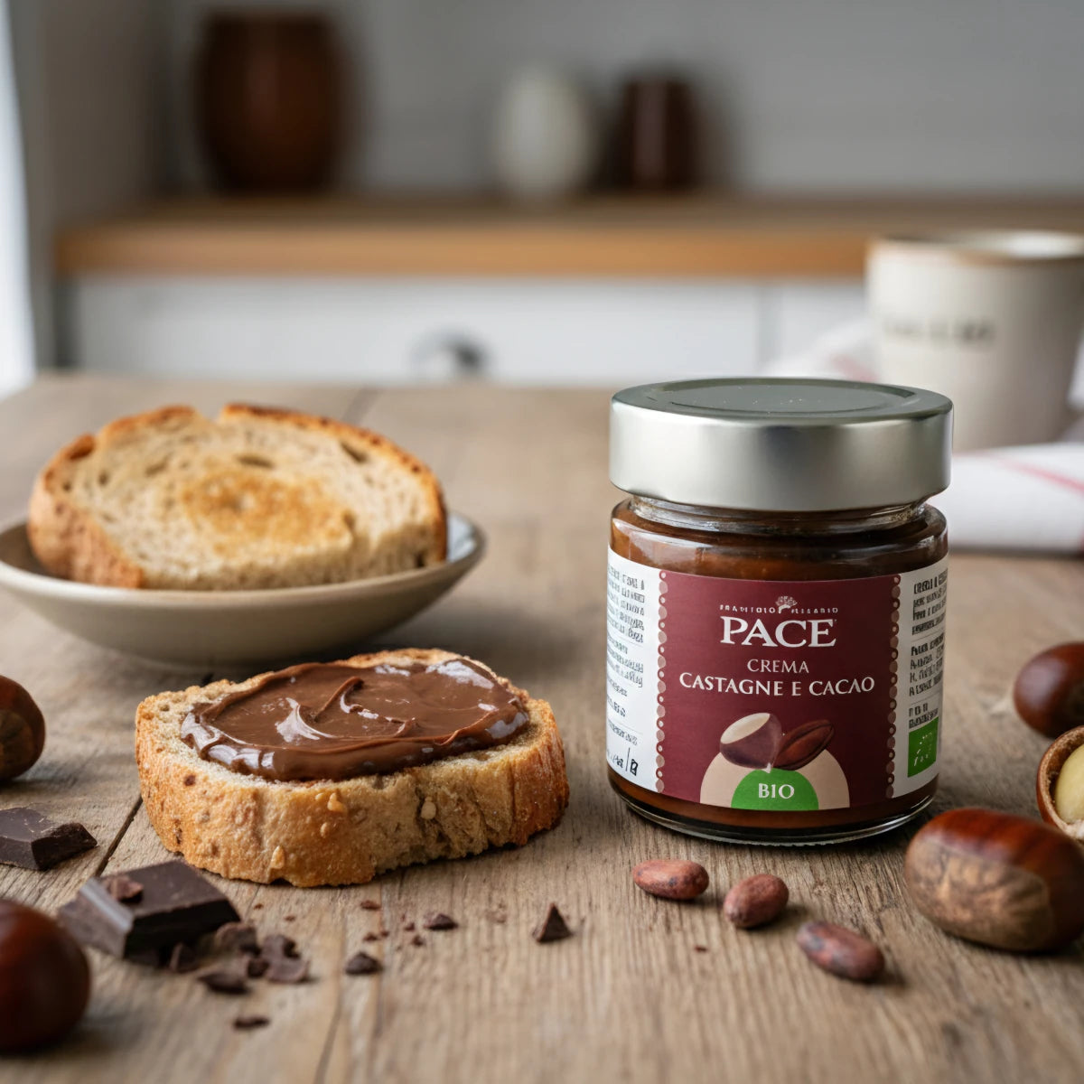 Crema biologica di Castagne e Cacao - vaso da 230 g