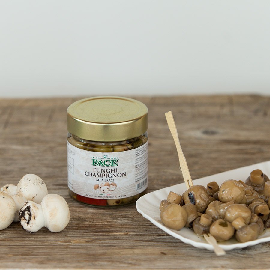 Funghi champignon alla brace