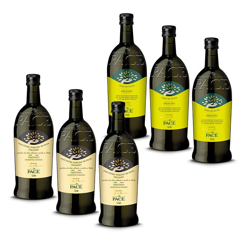 Confezione mista Fruttato e Delicato in bottiglie