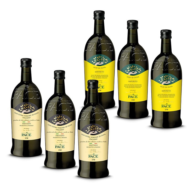 Confezione mista Fruttato e Saporito in bottiglie