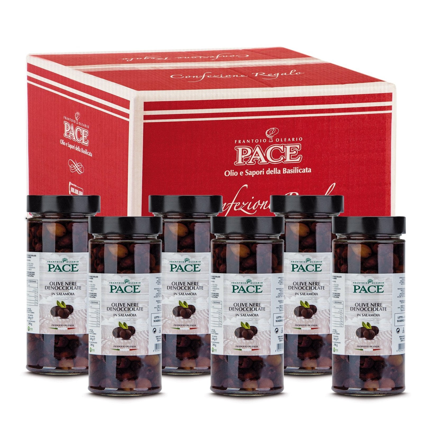 Olive Nere Denocciolate in salamoia