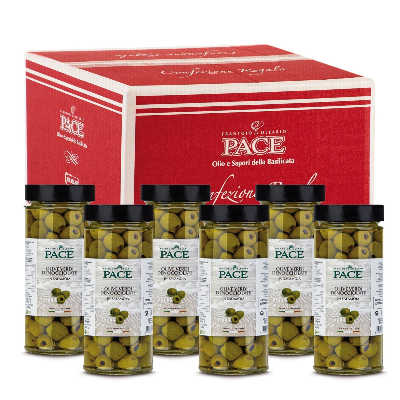 Olive Verdi Denocciolate in salamoia