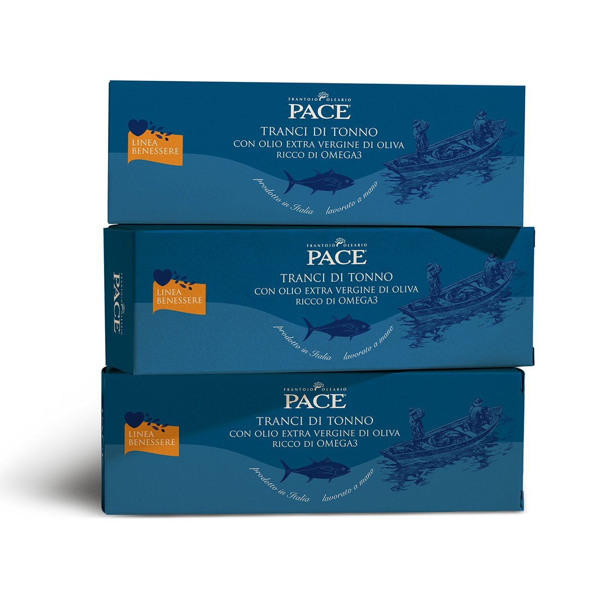 Tranci di Tonno con Olio extra vergine di Oliva Fruttato e Dolce - aggiunta di Omega-3